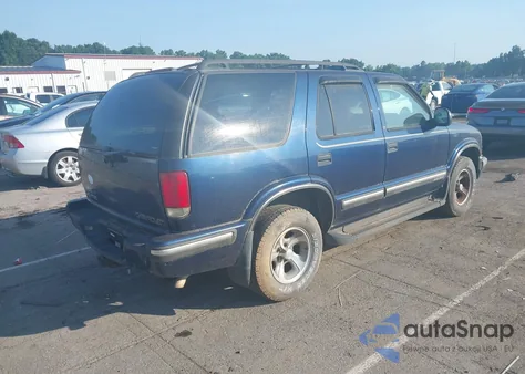 1998 Chevrolet Blazer Lt из США, поврежденный, VIN 1GNCS13W6W2265944